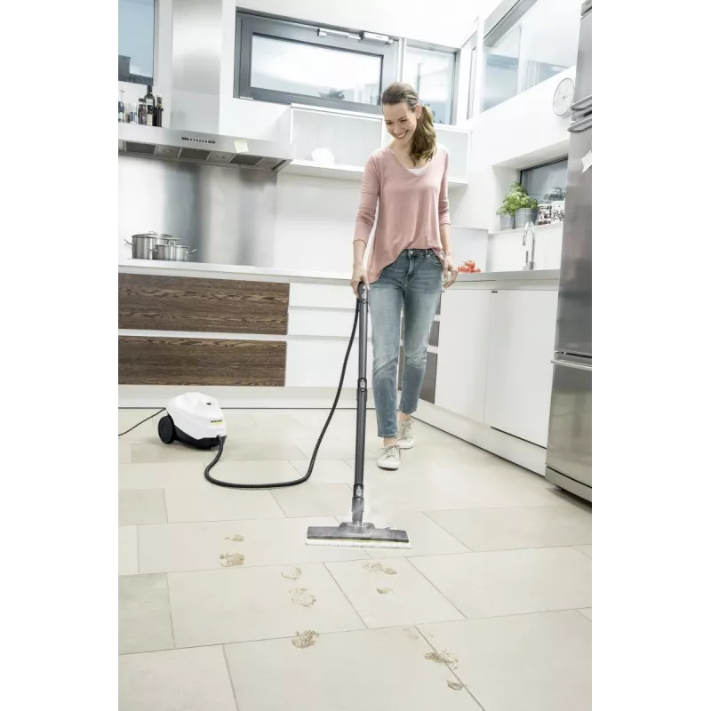 Parny odkurzacz cylindryczny Kärcher SC 3 EasyFix — 1900 W, zbiornik 0,5 L, 3,5 bar, wąż 2,2 m