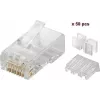 Microconnect KON505-50 złącze przewodu RJ45 przezroczyste