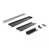 Delock DIN-Schienenmontagekit - Rack montierbar - Schwarz - 4U - 48.3 cm (19")