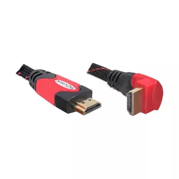 Kabel DELOCK HDMI A-A wtyk/wtyk kątowy 2m