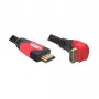 Kabel DELOCK HDMI A-A wtyk/wtyk kątowy 2m