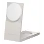 Ładowarka bezprzewodowa Native Union Rise 3‑w‑1 Qi2 — USB, kabel 2 m, jasnoszary (Sandstone)