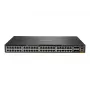 HPE - Aruba 6300M - Switch - L3 - zarządzany - 48 x 10/100/1000 (1 PoE+) + 4 x 1 Gigabit / 10 Gigabit / 25 Gigabit / 50 Gigabit SFP56 (Uplink / Stacking) Front i Side do Tylu