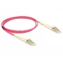 Kabel światłowodowy DeLOCK 84640 1m LC Fioletowy