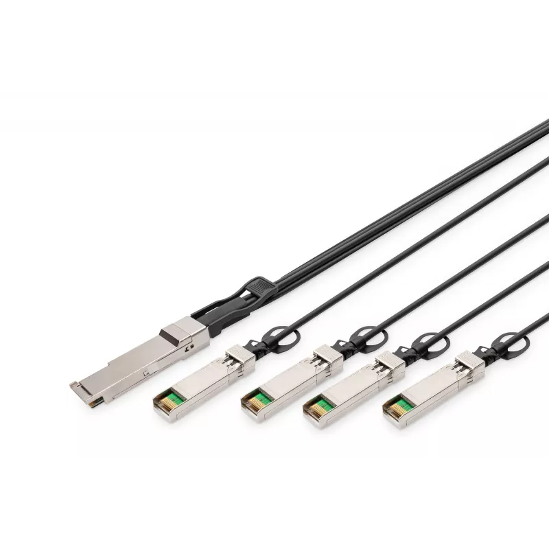 Kabel Direct Attach Digitus 40G QSFP+ do 4xSFP+ 1m