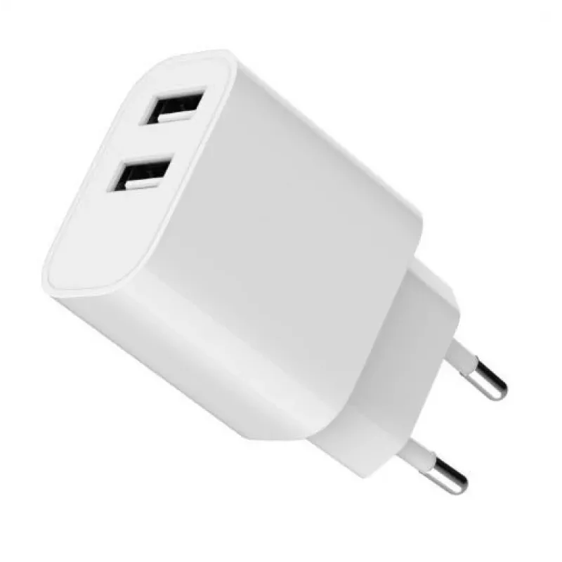 Ładowarka Gembird TA-UC-2A12-01 Wewnętrzna AC 2.4A 2 USB Biała