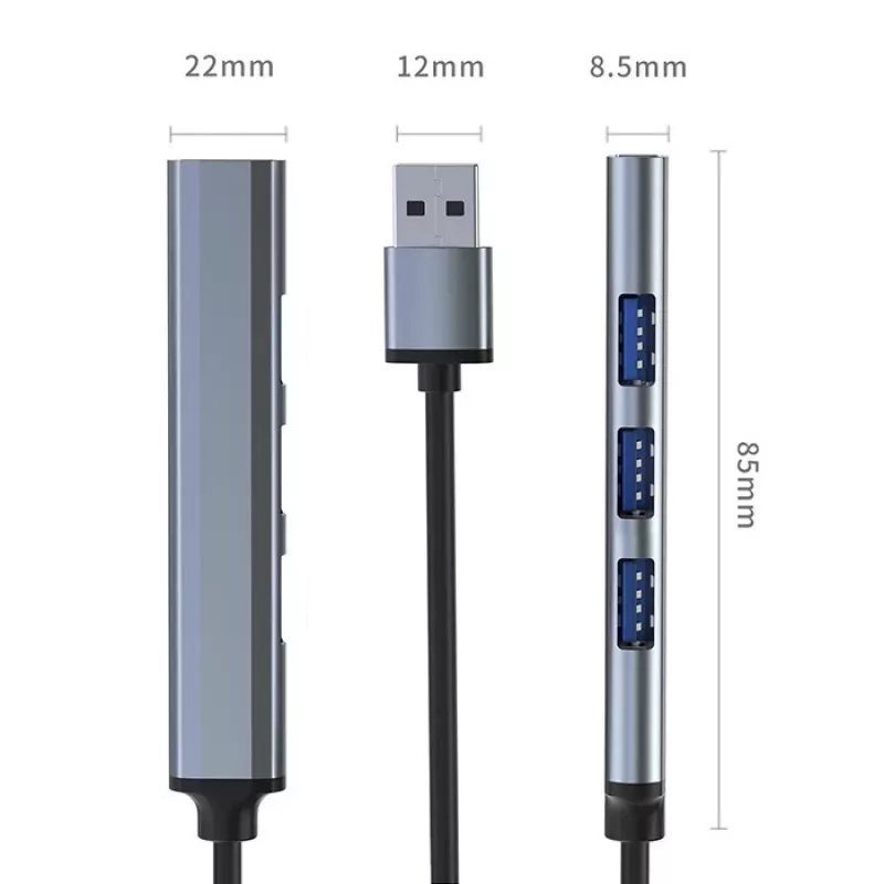 HUB adapter USB 3.0 4in1, 4x USB 3.0