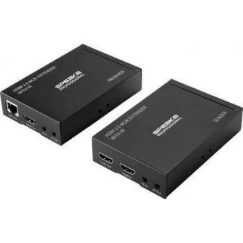 SpeaKa Professional SP-HDE-300 Przedłużacz HDMI® przez kabel sieciowy RJ45 60 m (SP-9393012)