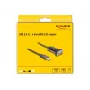 Adapter USB 2.0 Type-A na szeregowy RS-232 D-Sub 9-pin męski DeLOCK 62646