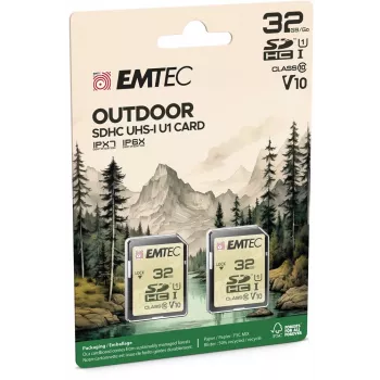 Karta pamięci flash Emtec 32 GB UHS-I U1 V10 Outdoor ECMSD32GHCU1ORP