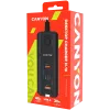 Ładowarka biurkowa CANYON H-10 PD 20W QC 3.0 18W 2USB-A 2USB-C Czarna