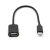 Kabel TB OTG USB AF - USB C 15cm Czarny (AKTBXKU4PAC015B)