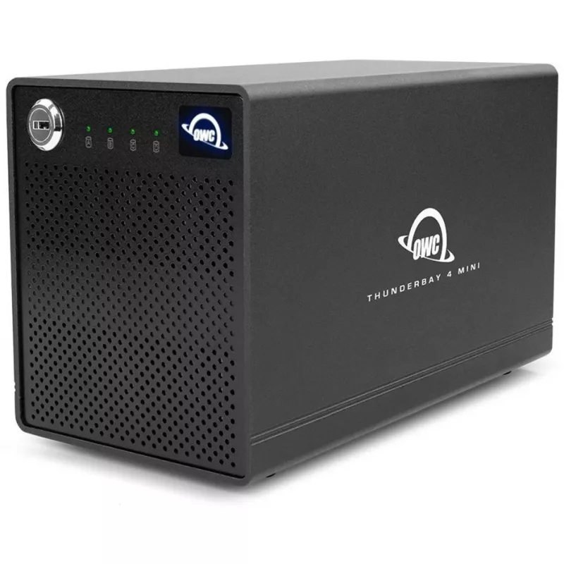 ThunderBay 4 mini, obudowa na dyski czarna, profesjonalna obudowa Thunderbolt 3 na 4 dyski HDD/SSD