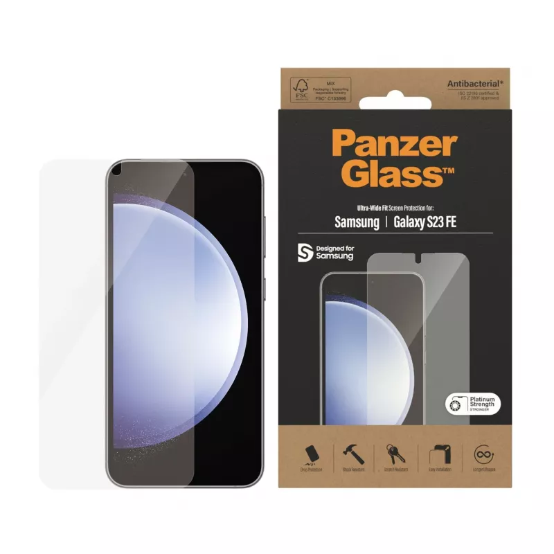 PanzerGlass ® Screen Protector Samsung Galaxy S23 FE | Ultra-Wide Fit
