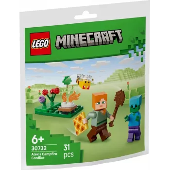 Klocki Minecraft 30732 Konflikt przy Ognisku Alexa