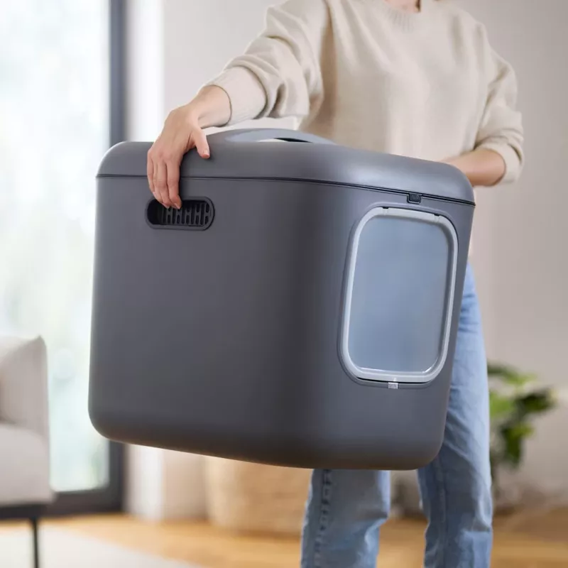 ROTHO Biały XL anthracite - kuweta