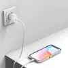 Ładowarka sieciowa 4smarts 541178 przezroczysto-biała szybkie ładowanie USB Type-C