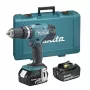 Makita DHP453RFE wiertarka Szybkomocująca Czarny,Niebieski 1.8 kg