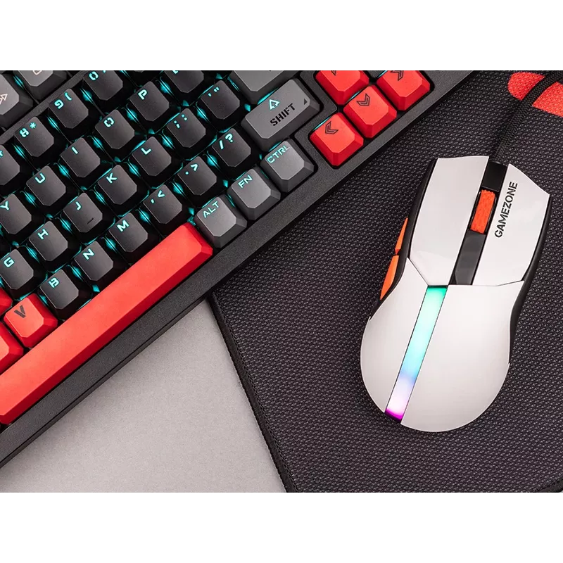 Mysz Tracer 47417 Gamezone Cool biały RGB USB