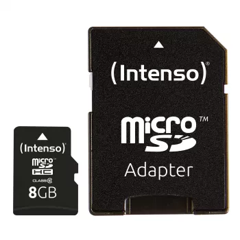 PAMIĘĆ MICRO SDHC 8GB C10/Z/ADAPTEREM 3413460 INTENSO