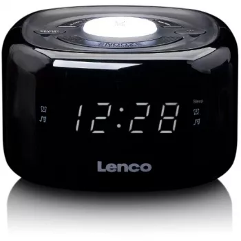 Lenco CR-12BK Radio Uhr Digital Czarny (CR-12)
