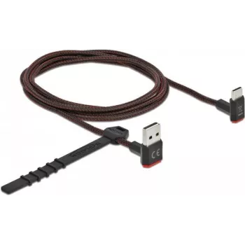 Kabel USB typu A męski na USB typu C męski kątowy DeLOCK 85277