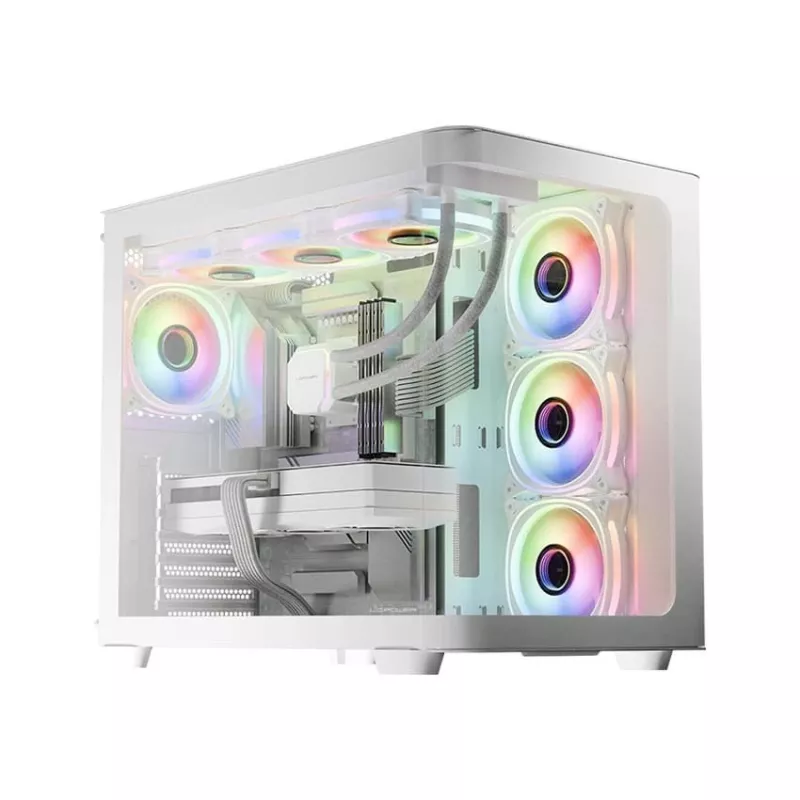 Obudowa komputerowa Midi LC-Power Gaming 8001W Pro-Storm Light, ATX, czarna