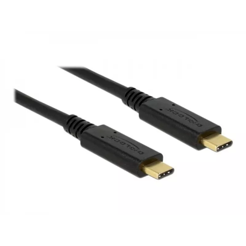 Kabel USB DeLOCK 83042 USB 3.2 Gen 2 0,5 m USB‑C czarny