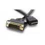 AG Neovo CB-01 1,8 m HDMI DVI-D Czarny