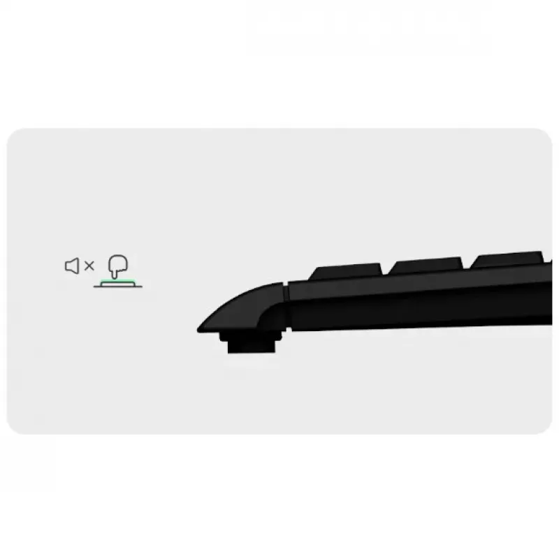 KeySonic KSK-5011ELC (DE) klawiatura Dom USB QWERTZ niemiecki Czarny
