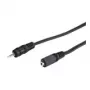 Wentronic Goobay przedłużacz jack 2,5 mm, czarny, 2 m - wtyk jack 2,5 mm (3-pin, stereo) > gniazdo jack 2,5 mm (3-pin, stereo) (50458)