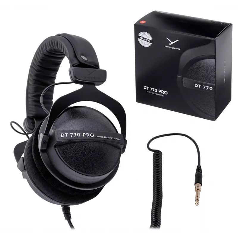 Słuchawki Beyerdynamic DT 770 PRO 250 OHM Czarna Edycja Limitowana