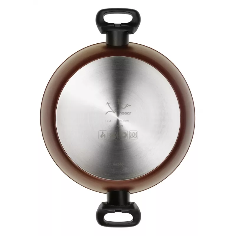 Garnek do zupy JATA TF928 3.6 L Czerwony Aluminium
