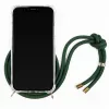 Etui na telefon na szyję Lookabe do iPhone X / Xs — złote z zielonym paskiem