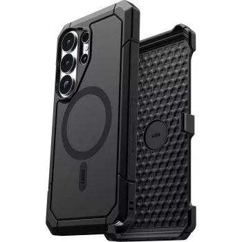 UAG Urban Armor Gear zestaw składający się z etui Trooper z modułem magnetycznym i kaburą | Samsung Galaxy S26 Ultra | nieprzezroczysty czarny | 2145461BV01 (2145461BV)