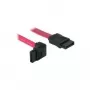 Kabel SATA DeLOCK 0,5 m, czerwony