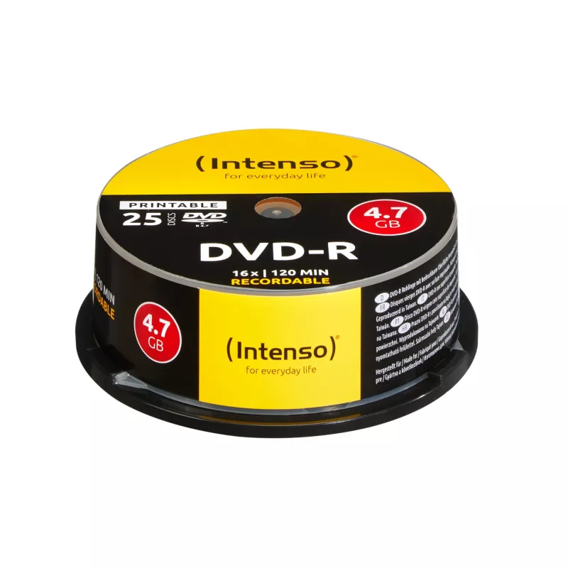 DVD-R Intenso 4.7GB z nadrukiem 16x 25 szt.