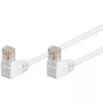 Kabel sieciowy GOOBAY Cat5e U/UTP biały 0,5 m ze stykami pozłacanymi RJ-45