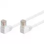 Kabel sieciowy GOOBAY Cat5e U/UTP biały 0,5 m ze stykami pozłacanymi RJ-45