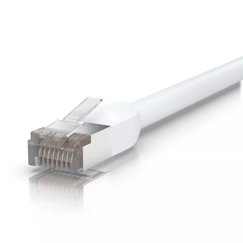 Kabel sieciowy Ubiquiti UACC-CABLE-PATCH-OUTDOOR-2M-W RJ-45 Cat5e 2 m Biały, S/UTP, 24 AWG