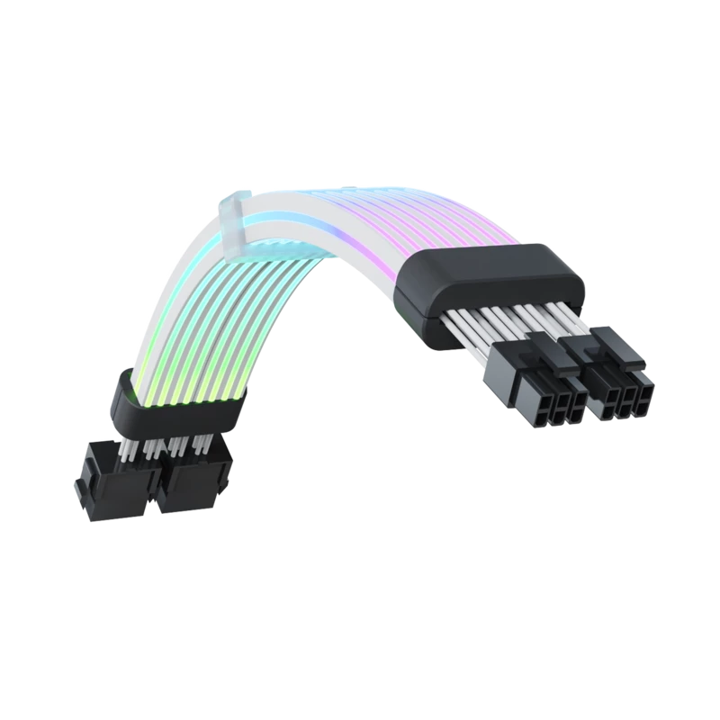 Gamemax | Przedłużacz zasilacza | VGA/CPU 2x8PIN-B | Czarny