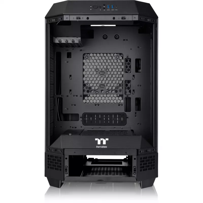 Thermaltake The Tower 300 Black Micro Tower Tempered Glass PC Gaming C