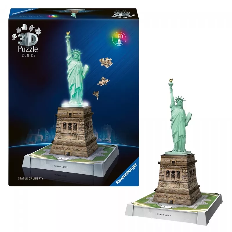 Puzzle 3D Statua Wolności