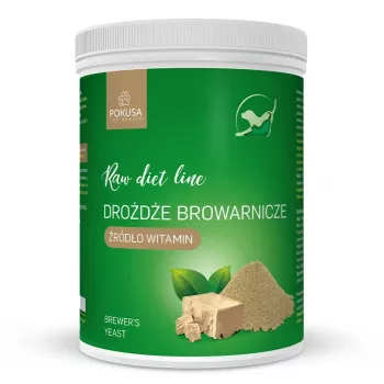 POKUSA RawDietLine Drożdże piwne - suplementy dla psów i kotów - 1000 g