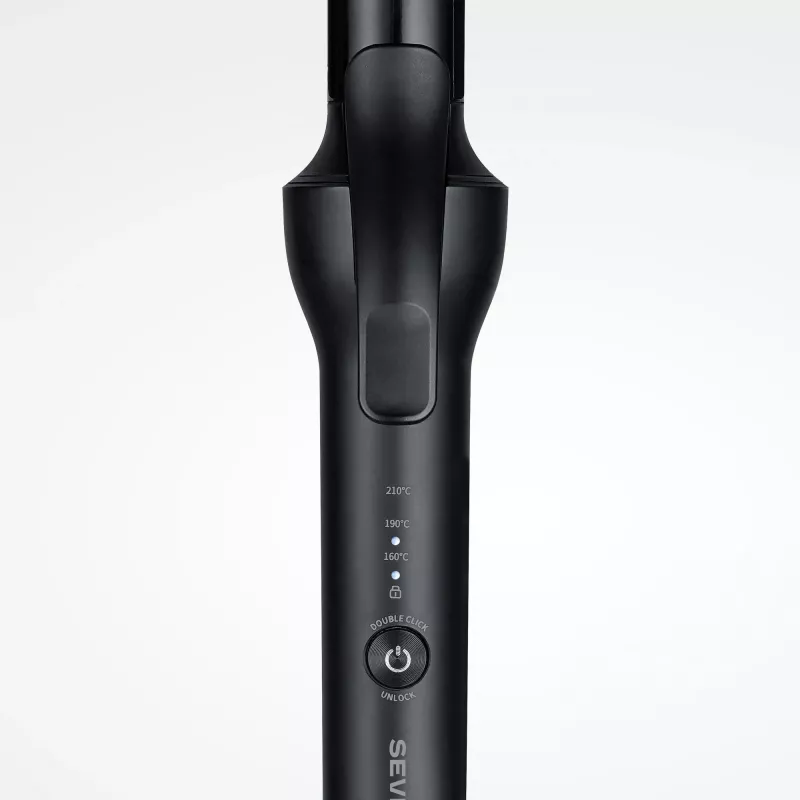 Prostownica SEVERIN LS 0822 — technologia Warm, 250 W, min. 130 °C, ceramiczne płytki, kabel 2,8 m, czarno-szara