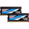 SO-DIMM 16 GB DDR4-3200 (2x 8 GB) Dual-Kit, Arbeitsspeicher schwarz, F4-3200C22D-16GRS, Ripjaws, INTEL XMP