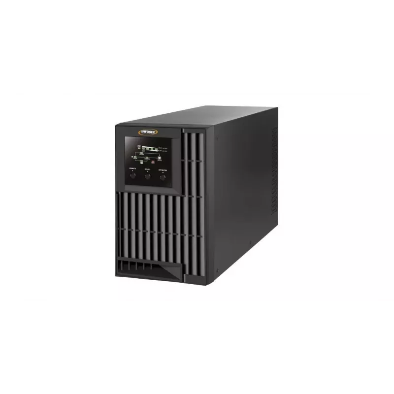 Infosec E4 Value 1000 zasilacz awaryjny (UPS) Double-conversion (Online) 1 kVA 3 gniazda AC