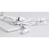 Magicsound DS-2 - Słuchawki stereo z mikrofonem, białe