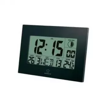Zegar ścienny Renkforce E0311R — prostokątny 230 × 163 mm, czarny