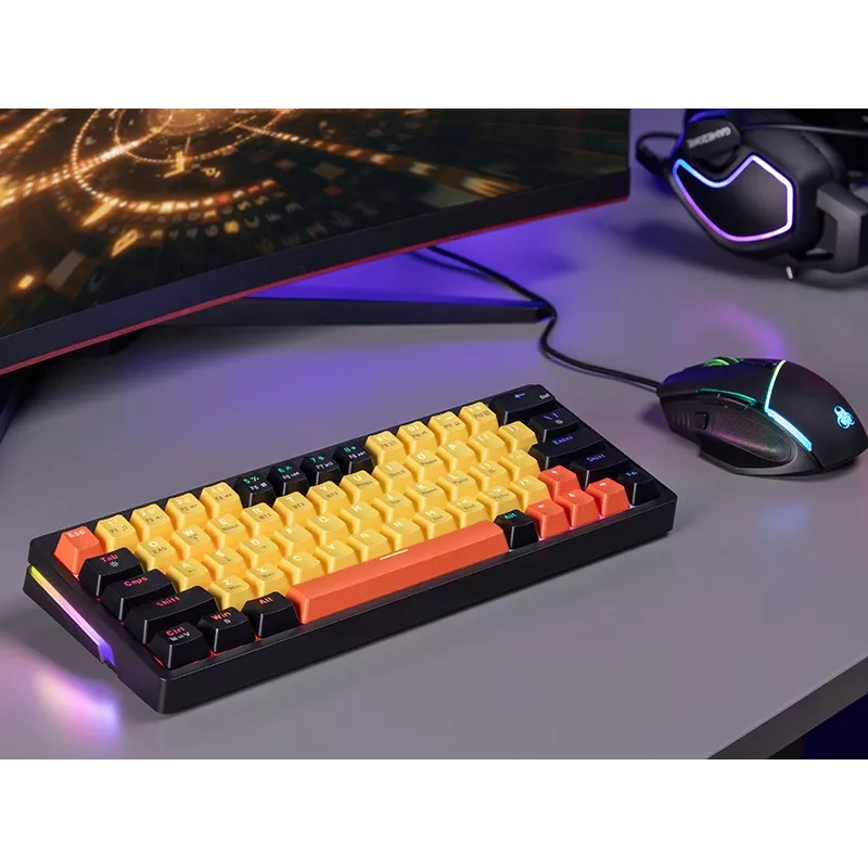 Klawiatura mechaniczna Tracer Gamezone EVO2 Hot Swap 63 (Żółty)